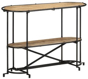 vidaXL Masă consolă, 110x42x76 cm, lemn masiv de mango brut