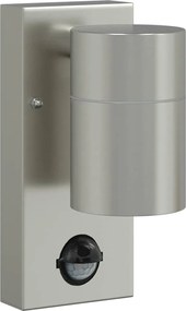 vidaXL Lumină de perete pentru exterior Argintiu 6,5 x 10,5 x 16 cm