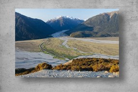 Tapet Premium Canvas - Drum prin muntii din Noua Zeelanda