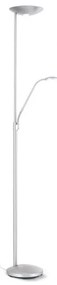 Lampadar LED dimabil stil modern Cobra satin chrome