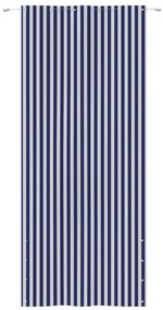 Paravan de balcon,albastru si alb, 120x240 cm, tesatura oxford Albastru si alb, 120 x 240 cm