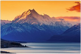 Tablou - Lacul Pukaki (90x60 cm)