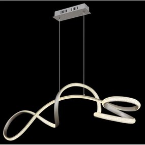 Lustra LED suspendata 4000K SWIRL nichel