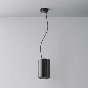 Pendul LED iluminat design tehnic Efir D-10,5cm 33W negru