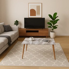 Masa de cafea PacoHoms 72 x 45 x 42 cm, Marmorat