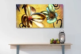 Tablou flori vintage interesante