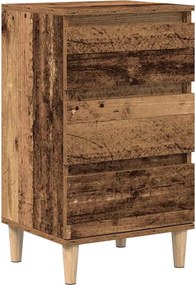 vidaXL Dulap de noapte Lemn vechi 40 x 35 x 70 cm Lemn compozit