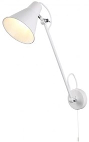 Aplica moderna design retro Triple Joint alb/crom 6302WH SRT