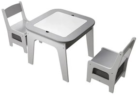 Juskys Set de lemn pentru copii Milou - gri