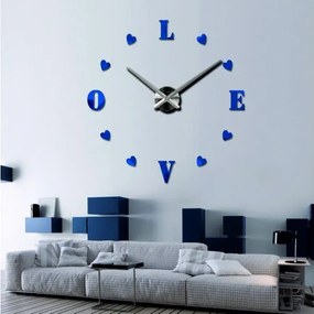SENTOP | Ceas de perete adeziv mare - LOVE