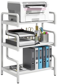 HOMCOM Rafturi de Depozitare cu 3 Niveluri, Rafturi Metalice | Aosom Romania