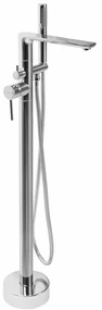 Baterie freestanding Flores argintiu