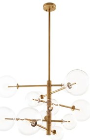 Candelabru deoasebit cu 12 surse de lumina Argento S alama antic 112077 HZ