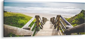 Tablou - Intare pe plaja (120x50 cm)