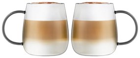 Căni 2 buc. pentru cappuccino 400 ml Bolla – Vialli Design