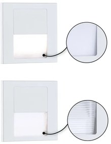 Paulmann 79999 - LED 1W lumină scări TSARO 230V Follow/alb