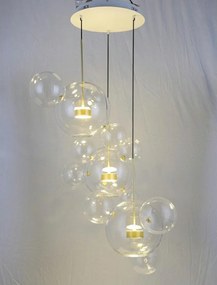 Lustra cu 3 pendule LED design modern Boliccine