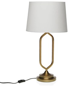 Lampă de masă Versa, metal, albă, 33x33x61 cm