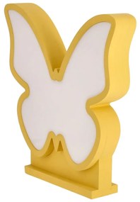 Veioză pentru copii galbenă Butterfly – Candellux Lighting