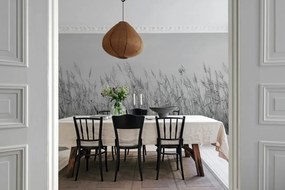 Fototapet, Reed Meadow, Gray, Rebel Walls