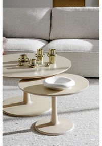 Măsuță de cafea natural rotundă cu aspect de lemn de stejar 60x60 cm Hobart – Rowico