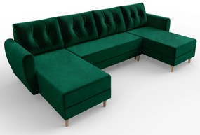 Colțar în formă de U Paladio (verde închis) (D). 1025660