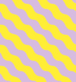 Tapet Polka Stripe, Lilac &amp; Yellow, Rebel Walls