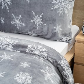 Lenjerie de pat din microflanel 4Home Silent Snowfall, 160 x 200 cm, 70 x 80 cm