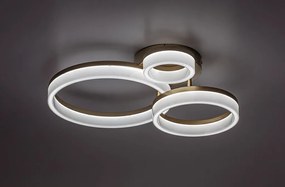 Plafoniera LED design geometric circular Amilia auriu