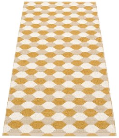 Covor tip traversă pentru interior și exterior galben ocru 70x160 cm Dana Ochre – Pappelina