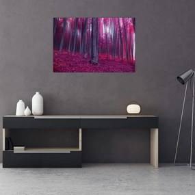 Tablou - Pădurea roz (90x60 cm)