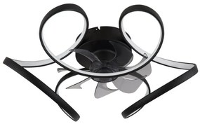 Lustra LED cu ventilator si telecomanda LORIS 03638 GL