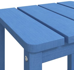 Masa de gradina Adirondack, albastru acvatic, 38x38x46 cm, HDPE 1, Albastru aqua