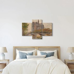 Tablou - Robert William Vonnoh, Notre Dame de Paris, reproducere (90x60 cm)