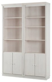 Bibliotecă albă din lemn de pin 148x223 cm Anita – Støraa