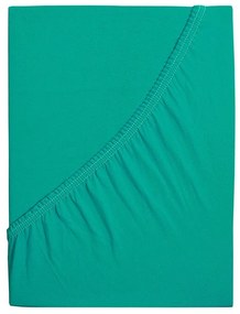 Cearșaf de pat jersey 4Home Ideal verde turcoaz, 180 x 200 cm, 180 x 200 cm