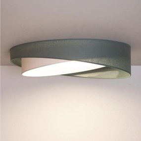 BRILAGI-LED Corp de iluminat de tavan VELVET TWIST LED/24W/230V 4000K Ø 55 cm verde/alb