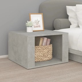 vidaXL Noptieră, gri beton, 57x55x36 cm, lemn compozit
