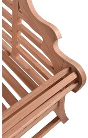 Bancă de grădină în culoare naturală din lemn masiv Picadilli – Garden Pleasure