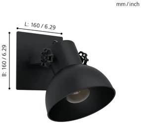 Aplică BARNSTAPLE 2 1xE27/28W/230V Eglo 43431