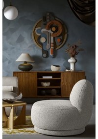 Fotoliu gri deschis Ovo – Miuform