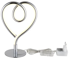Lampă LED de masă Globo 28054C AMORE LED/6W/230V crom lucios