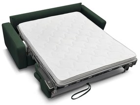 Canapea verde-închis extensibilă 195 cm Monaco – Bobochic Paris