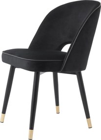 Set de 2 scaune design elegant Cliff, negru 114401 HZ