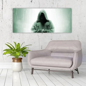 Tablou - Călugăr în întuneric (120x50 cm)