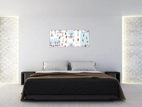 Tablou - O iarnă fericită (120x50 cm)