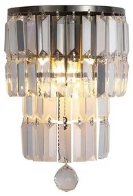 Aplica de perete cristal Empire 2L, baie IP44