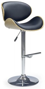 Scaun de bar H-44 stejar negru