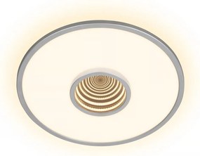 Briloner 3847014 - Plafonieră LED TORO, 18 W, 230 V, Ø 42 cm, crom mat