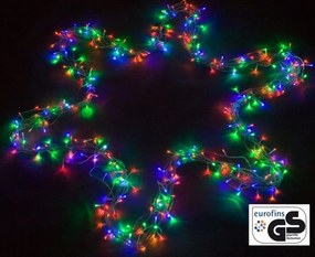 Iluminat LED de Crăciun - 60 m, 600 LED-uri, colorate